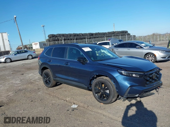 2025 Honda CR-V Sport Touring with VIN 2HKRS6H90SH809835, listed as a IAAI auction lot 42060201 with 9,358 mi miles and . Bid and sale history available at DreamBid. Image 1.