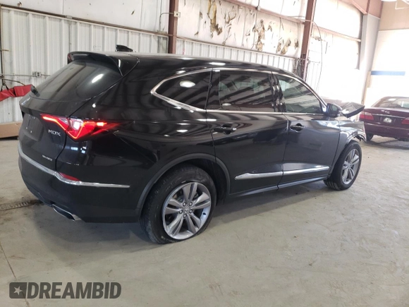 2023 Acura MDX with VIN 5J8YE1H32PL018051, listed as a Copart auction lot 47183955 with 18,943 mi miles and Salvage Title. Bid and sale history available at carsss.com. Image 3.