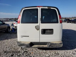 2010 Chevrolet Express Cargo Van with VIN 1GCUGADX2A1182046, listed as a Copart auction lot 47025835 with 0 mi miles and Salvage Title. Bid and sale history available at carsss.com. Image 6.
