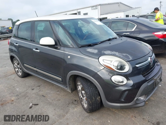2014 FIAT 500L Trekking with VIN ZFBCFADH5EZ018176, listed as a IAAI auction lot 42680958 with 106,806 mi miles and . Bid and sale history available at DreamBid. Image 1.