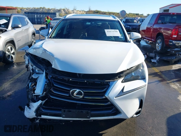 2016 Lexus NX 200t with VIN JTJYARBZ4G2033269, listed as a IAAI auction lot 41073540 with 55,363 mi miles and . Bid and sale history available at DreamBid. Image 6.