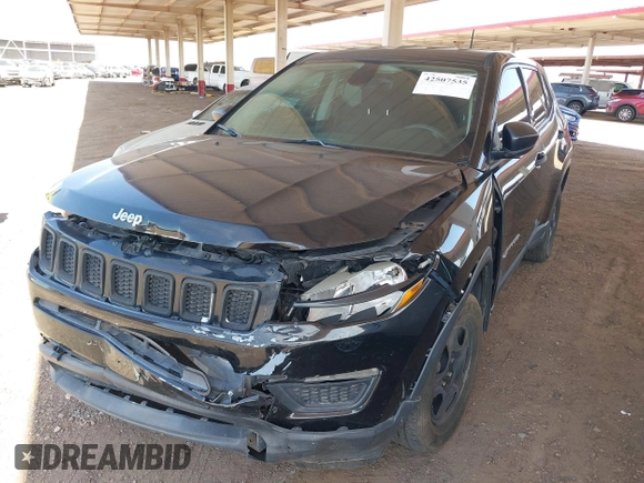 2018 Jeep Compass Sport с VIN 3C4NJCABXJT368260, выставлен на аукционе IAAI как лот 42507535 с пробегом 80 671 миль миль и . История ставок и продаж доступна на DreamBid. Изображение 2.