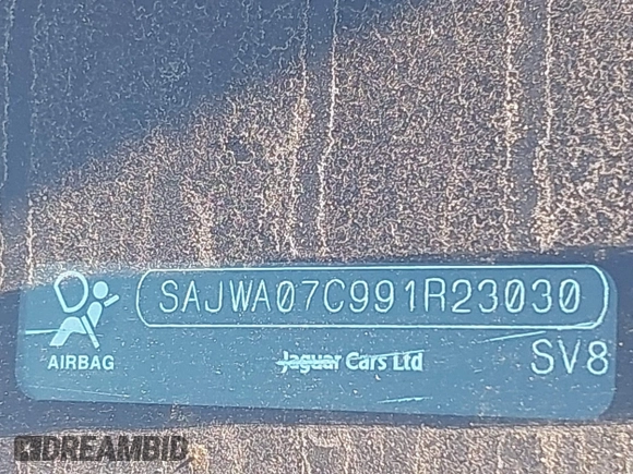 2009 Jaguar XF with VIN SAJWA07C991R23030, listed as a IAAI auction lot 41246788 with Not Provided miles and . Bid and sale history available at DreamBid. Image 9.