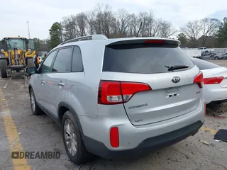 2015 Kia Sorento EX with VIN 5XYKU4A74FG582171, listed as a IAAI auction lot 41609620 with 159,502 mi miles. Bid and sale history available at carsss.com. Image 3.