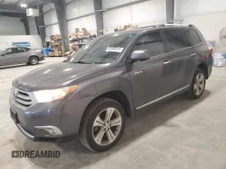 2012 Toyota Highlander Limited with VIN 5TDDK3EH4CS108392, listed as a Copart auction lot 62808815 with 194,547 mi miles and Salvage title. Bid and sale history available at DreamBid. Image 1.