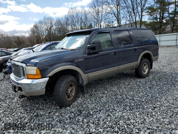 2001 Ford Excursion Limited with VIN 1FMNU43S81EB53398, listed as a Copart auction lot 52118415 with 229,052 mi miles and Clean title. Bid and sale history available at DreamBid. Image 1.