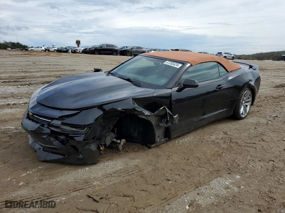 2018 Chevrolet Camaro 1LT with VIN 1G1FB3DS3J0126364, listed as a Copart auction lot 47255424 with 59,174 mi miles. Bid and sale history available at carsss.com. Image 1.