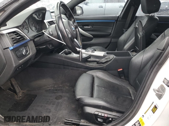 2015 BMW 4 Series 435i xDrive with VIN WBA4B3C56FD669599, listed as a Copart auction lot 43461545 with 186,082 mi miles and Salvage title. Bid and sale history available at DreamBid. Image 7.