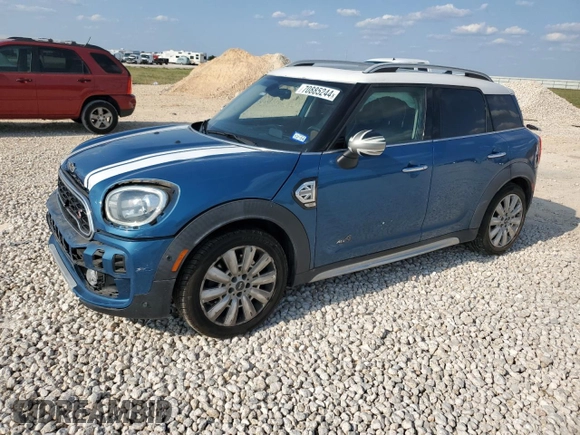 2017 MINI Countryman Cooper S with VIN WMZYT5C36H3B66565, listed as a Copart auction lot 70885244 with 84,535 mi miles and Salvage Title. Bid and sale history available at carsss.com. Image 1.