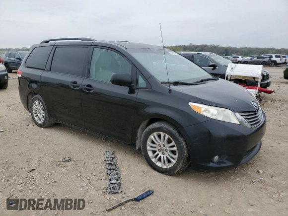 2011 Toyota Sienna XLE AAS with VIN 5TDYK3DC2BS175188, listed as a Copart auction lot 53974735 with 337,316 mi miles and Clean Title. Bid and sale history available at carsss.com. Image 4.