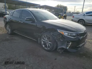 2016 Kia Optima SXL Turbo with VIN 5XXGV4L23GG098440, listed as a Copart auction lot 45215505 with 64,381 mi miles and Salvage Title. Bid and sale history available at carsss.com. Image 4.