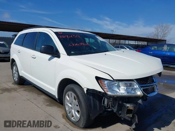 2019 Dodge Journey SE Value with VIN 3C4PDCAB1KT868065, listed as a IAAI auction lot 41642318 with 97,735 mi miles and . Bid and sale history available at DreamBid. Image 1.