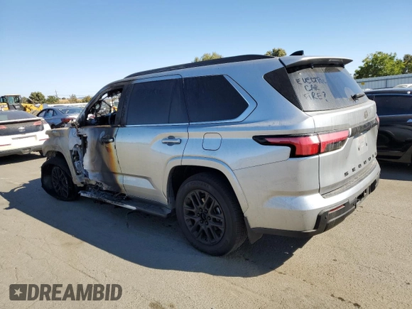 2023 Toyota Sequoia SR5 with VIN 7SVAAAAA4PX001707, listed as a Copart auction lot 69430364 with 0 mi miles and Non Repairable. Bid and sale history available at carsss.com. Image 2.