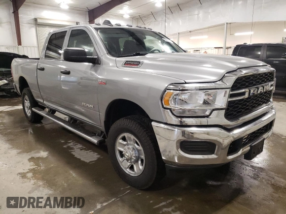 2022 Ram 2500 Tradesman with VIN 3C6UR5CJ5NG271848, listed as a Copart auction lot 82002354 with 23,511 mi miles and Salvage Title. Bid and sale history available at carsss.com. Image 4.