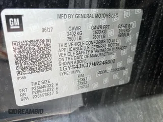 2017 Cadillac Escalade ESV Premium Luxury z VIN 1GYS4JKJ7HR346802, wystawiony jako Copart lot #50456265 z przebiegiem 153 186 mil mil oraz Szkoda całkowita • Salvage title. Historia ofert i sprzedaży dostępna na DreamBid. Obrazek 10.