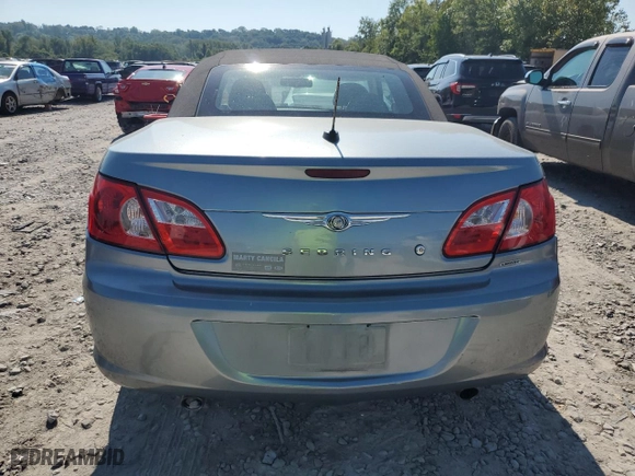 2008 Chrysler Sebring Limited with VIN 1C3LC65M28N243427, listed as a Copart auction lot 70003754 with 70,924 mi miles and Salvage Title. Bid and sale history available at carsss.com. Image 6.
