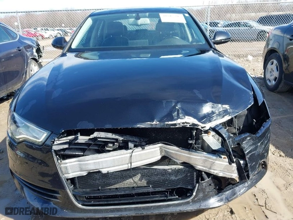 2012 Audi A6 3.0T Premium Plus with VIN WAUBGAFC0CN005392, listed as a IAAI auction lot 41815395 with 104048 miles. Bid and sale history available at carsss.com. Image 13.