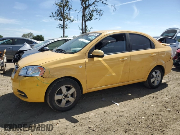 2008 Chevrolet Aveo LS with VIN KL1TD56668B064271, listed as a Copart auction lot 54178345 with 209,561 mi miles and Salvage Title. Bid and sale history available at carsss.com. Image 1.