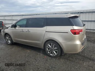 2015 Kia Sedona SX-L with VIN KNDME5C12F6031793, listed as a Copart auction lot 43320815 with 152,432 mi miles and Salvage Title. Bid and sale history available at DreamBid. Image 2.