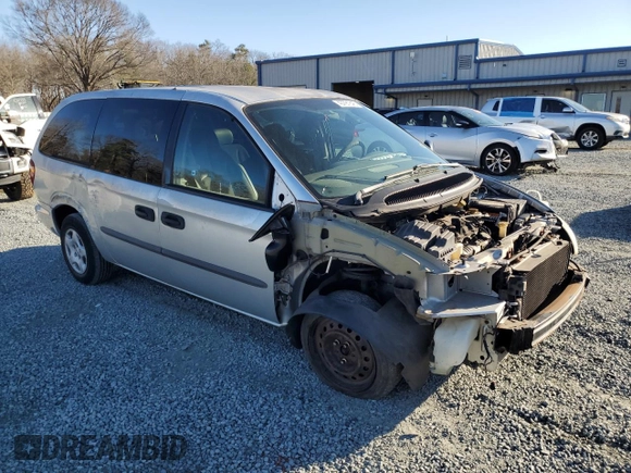 2003 Dodge Caravan SE with VIN 1D4GP243X3B196521, listed as a Copart auction lot 43791845 with Not Provided miles and Salvage Title. Bid and sale history available at carsss.com. Image 4.
