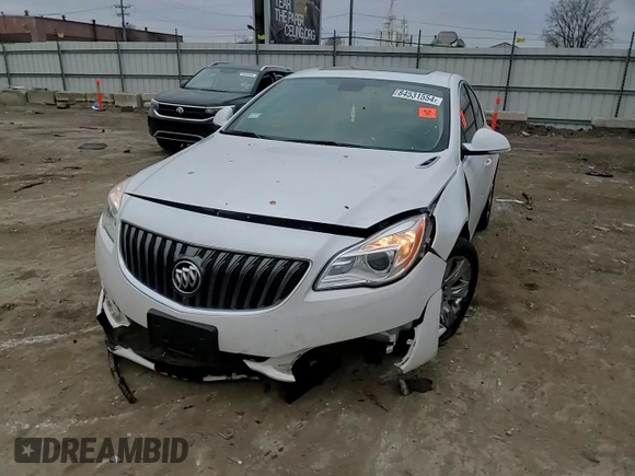 2017 Buick Regal with VIN 2G4GM5EX2H9154776, listed as a Copart auction lot 84531554 with 45,385 mi miles and Salvage Title. Bid and sale history available at carsss.com. Image 11.