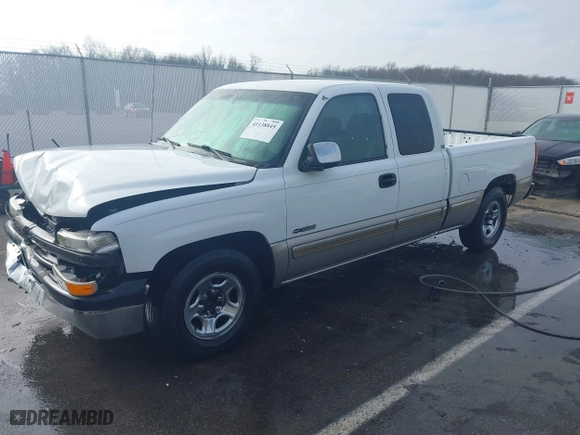 2002 Chevrolet Silverado 1500 LS with VIN 2GCEC19V621159260, listed as a IAAI auction lot 41138845 with 123,493 mi miles. Bid and sale history available at carsss.com. Image 19.