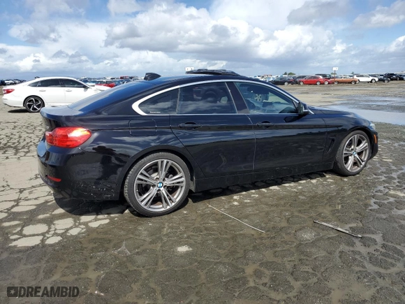 2016 BMW 4 Series 428i with VIN WBA4A9C51GG507160, listed as a Copart auction lot 49510665 with 113,626 mi miles and Salvage Title. Bid and sale history available at carsss.com. Image 3.
