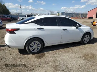 2022 Nissan Versa S with VIN 3N1CN8DV7NL851714, listed as a Copart auction lot 51690345 with 47,805 mi miles and Clean title. Bid and sale history available at DreamBid. Image 3.
