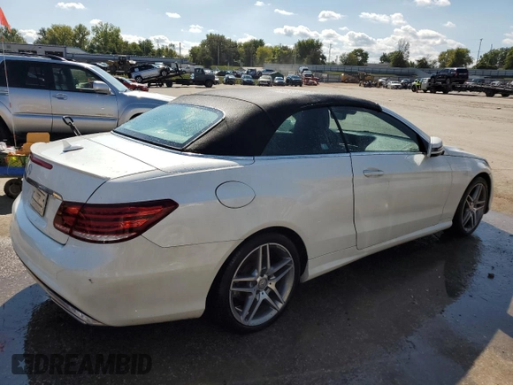 2016 Mercedes-Benz E 400 with VIN WDDKK6FF2GF317289, listed as a Copart auction lot 72568604 with 36,882 mi miles and Salvage Title. Bid and sale history available at carsss.com. Image 3.