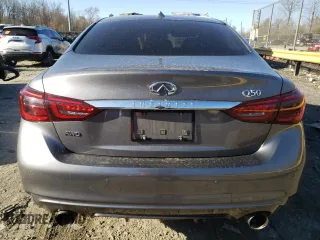 2020 Infiniti Q50 with VIN JN1EV7AR9LM256845, listed as a Copart auction lot 48957995 with 56,980 mi miles and Salvage Title. Bid and sale history available at DreamBid. Image 6.