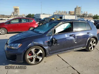 2017 Volkswagen GTI S z VIN 3VW447AU5HM002056, wystawiony jako Copart lot #56643855 z przebiegiem 48 841 mil mil oraz Szkoda całkowita • Salvage title. Historia ofert i sprzedaży dostępna na DreamBid. Obrazek 1.