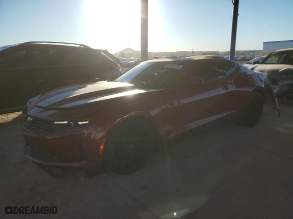 2019 Chevrolet Camaro 1LT with VIN 1G1FB1RS9K0132930, listed as a Copart auction lot 87243724 with 92,528 mi miles and Salvage Title. Bid and sale history available at carsss.com. Image 1.