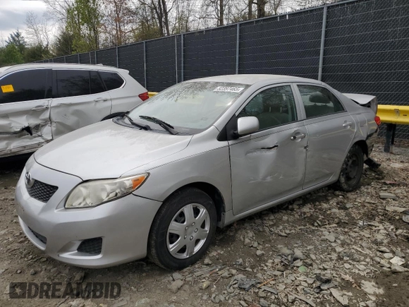 2009 Toyota Corolla with VIN 1NXBU40E89Z031322, listed as a Copart auction lot 52397465 with 198,046 mi miles and Salvage Title. Bid and sale history available at carsss.com. Image 1.