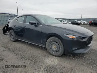 2025 Mazda 3 S Select Sport with VIN JM1BPAKMXS1774103, listed as a Copart auction lot 53522565 with 2,968 mi miles and Salvage Title. Bid and sale history available at DreamBid. Image 4.