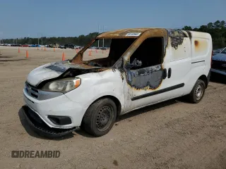 2017 Ram ProMaster City Cargo Tradesman SLT with VIN ZFBERFBB6H6D61180, listed as a Copart auction lot 59103665 with Not provided miles and Salvage title. Bid and sale history available at DreamBid. Image 1.