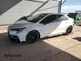2021 Toyota Corolla SE with VIN 5YFM4MCE1MP077900, listed as a Copart auction lot 81322484 with 43,351 mi miles and Salvage Title. Bid and sale history available at carsss.com. Image 1.
