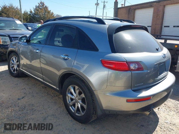 2007 Infiniti FX35 with VIN JNRAS08W47X209623, listed as a IAAI auction lot 41784962 with 196,589 mi miles. Bid and sale history available at carsss.com. Image 3.