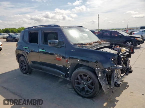 2018 Jeep Renegade Latitude with VIN ZACCJABB8JPH77245, listed as a Copart auction lot 64054075 with Not provided miles and Clean title. Bid and sale history available at DreamBid. Image 4.