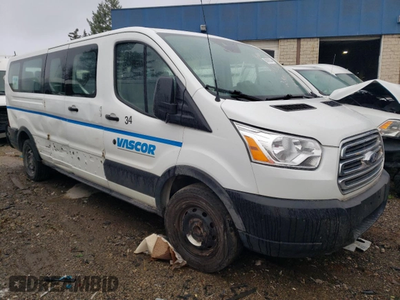 2019 Ford Transit Passenger XL z VIN 1FBZX2ZM1KKB54488, wystawiony jako Copart lot #85083534 z przebiegiem 108 545 mil mil oraz Czysty tytuł • Clean title. Historia ofert i sprzedaży dostępna na DreamBid. Obrazek 4.