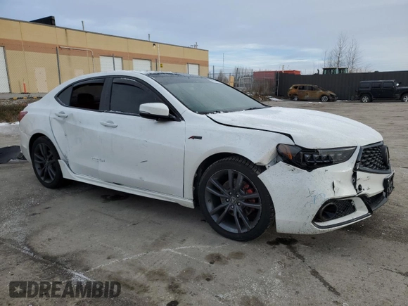 2019 Acura TLX w/Advance Pkg with VIN 19UUB3F87KA800495, listed as a Copart auction lot 82974504 with 67,054 mi miles and Salvage Title. Bid and sale history available at carsss.com. Image 4.