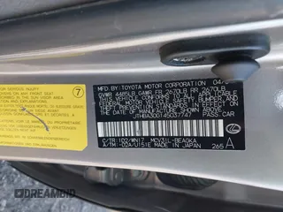 2004 Lexus ES 350 with VIN JTHBA30G145037747, listed as a IAAI auction lot 41424725 with 163,921 mi miles and . Bid and sale history available at DreamBid. Image 9.