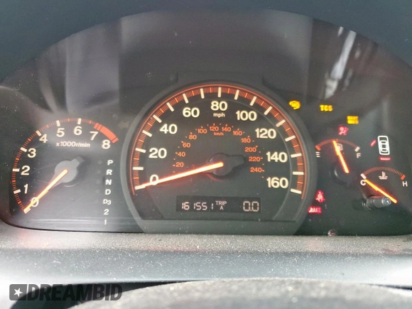 2003 Honda Accord LX with VIN 1HGCM82293A010640, listed as a Copart auction lot 57704605 with 161,551 mi miles and Clean title. Bid and sale history available at DreamBid. Image 9.