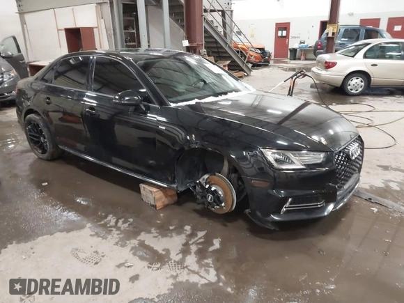 2017 Audi A4 Season of Audi Premium with VIN WAUDNAF40HN046152, listed as a IAAI auction lot 41533397 with 0 mi miles. Bid and sale history available at carsss.com. Image 1.