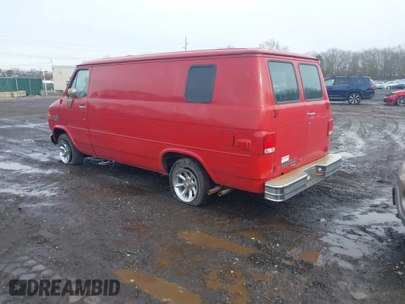 1990 Chevrolet Chevy Van z VIN 2GCEG25H9L4147291, wystawiony jako IAAI lot #41468176 z przebiegiem Nie podano mil oraz . Historia ofert i sprzedaży dostępna na DreamBid. Obrazek 3.