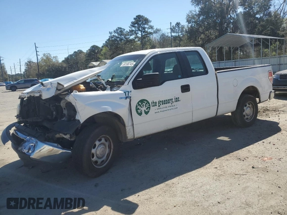 2014 Ford F-150 XL with VIN 1FTFX1CF9EFB33176, listed as a Copart auction lot 50166745 with 205,632 mi miles and Salvage Title. Bid and sale history available at carsss.com. Image 1.