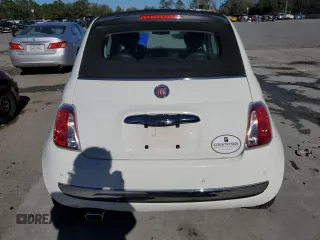 2012 FIAT 500 Lounge z VIN 3C3CFFER3CT339837, wystawiony jako Copart lot #50034515 z przebiegiem 40 552 mil mil oraz Szkody całkowita. Historia ofert i sprzedaży dostępna na DreamBid. Obrazek 6.