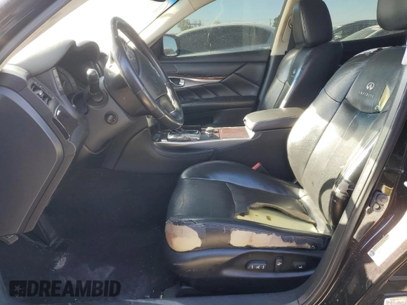 2011 Infiniti M with VIN JN1BY1AP6BM326922, listed as a Copart auction lot 50186505 with Not provided miles and Salvage title. Bid and sale history available at DreamBid. Image 7.