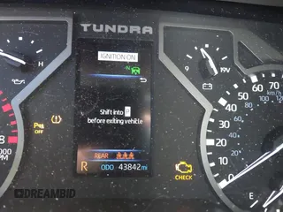 2023 Toyota Tundra Limited with VIN 5TFJA5DB7PX099444, listed as a IAAI auction lot 41654578 with 43,842 mi miles and . Bid and sale history available at DreamBid. Image 7.