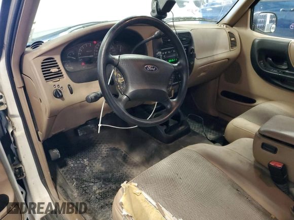 2001 Ford Ranger XL Fleet with VIN 1FTZR15E01PA51367, listed as a Copart auction lot 49420475 with 223,504 mi miles and Clean Title. Bid and sale history available at DreamBid. Image 8.