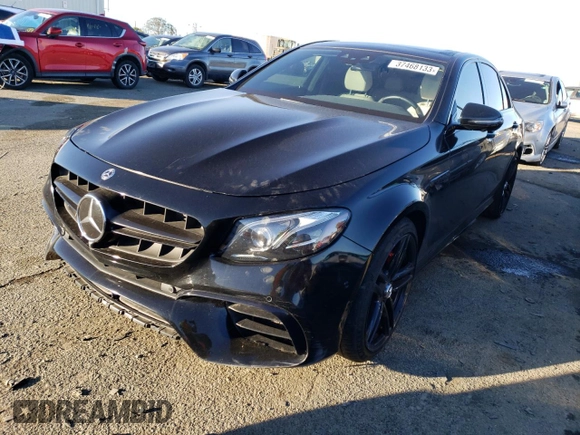 2020 Mercedes-Benz E-Class AMG E 63 S with VIN WDDZF8KB2LA758185, listed as a Copart auction lot 37468133 with 29,186 mi miles. Bid and sale history available at carsss.com. Image 1.